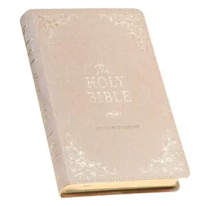 KJV Holy Bible, Standard Size Faux Leather Red Letter Edition Thumb Index, Ribbon Marker, King James Version, Pearlescent Taupe (KJV Deluxe Gift Editions) Imitation Leather – July 1, 2023
