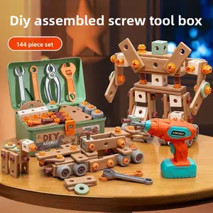 Children's Screw Assembly Disassembly Nut Tool Box Electric Drill Baby Educational DIY Toy