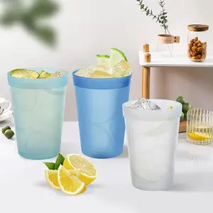 Must-have Pastel Plastic Cups! $ 16oz Reusable & Unbreakable Water Tumblers forDaily Use & Parties