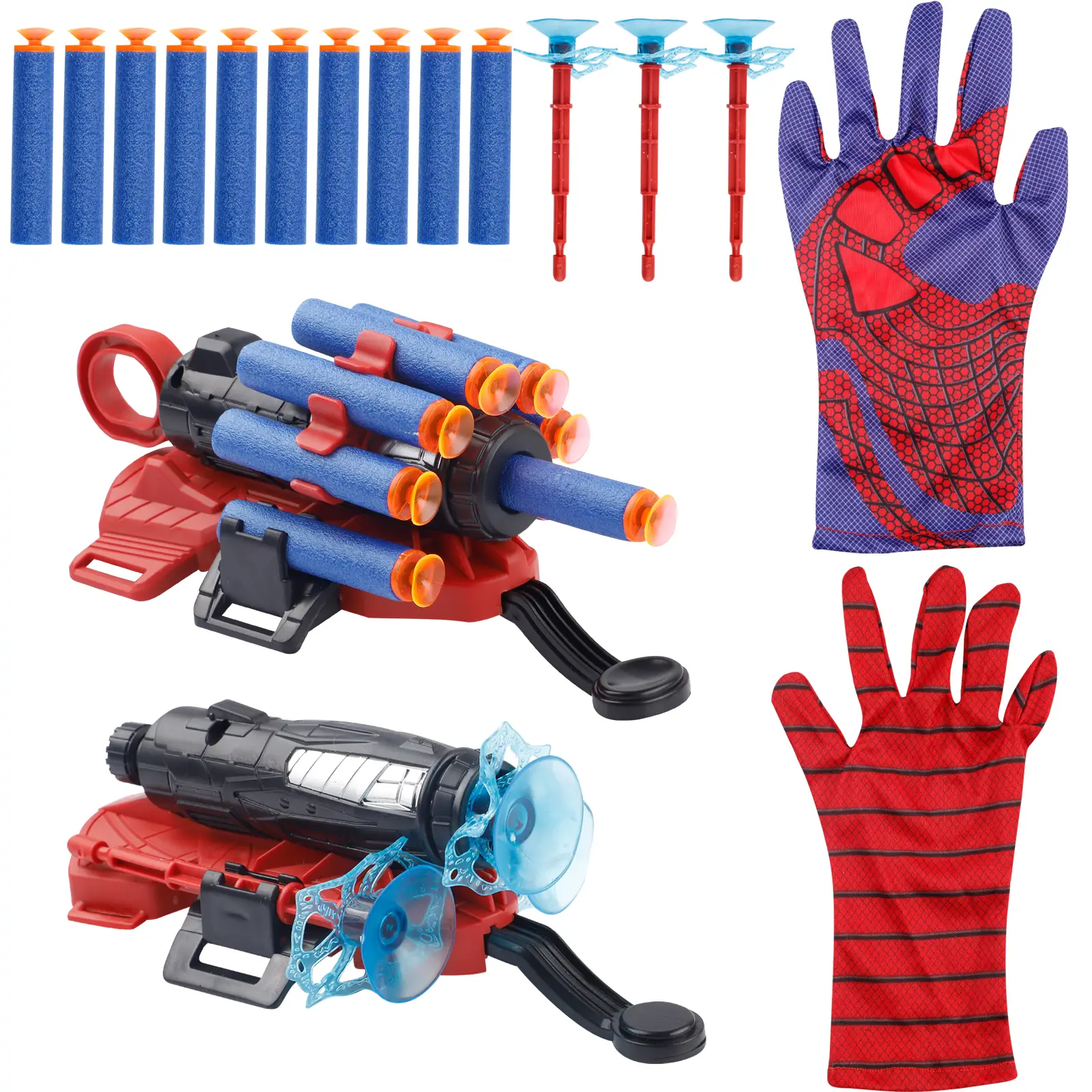Kids Web Shooters Toy, Glove Launcher Web Slinger for Boys Age 6-8, Perfect for Outdoor Games, Birthday & Holiday Fun