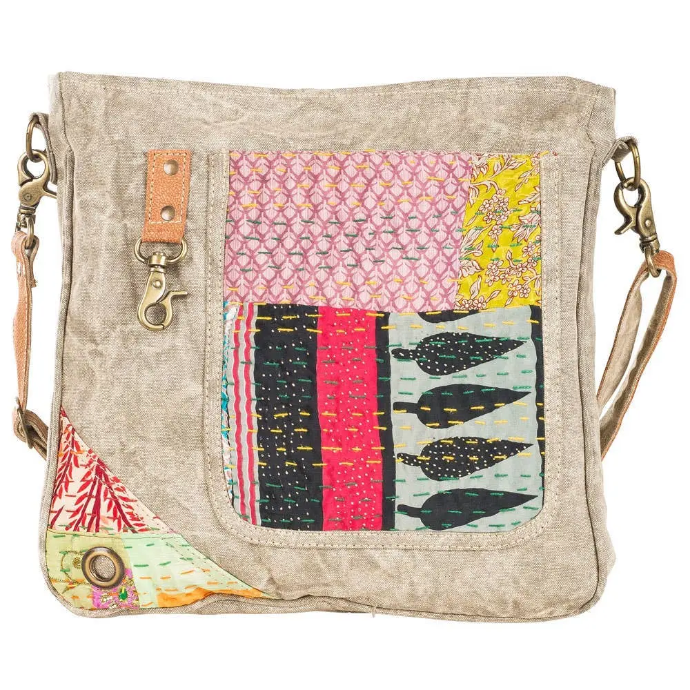 EcoKantha Shoulder Tote