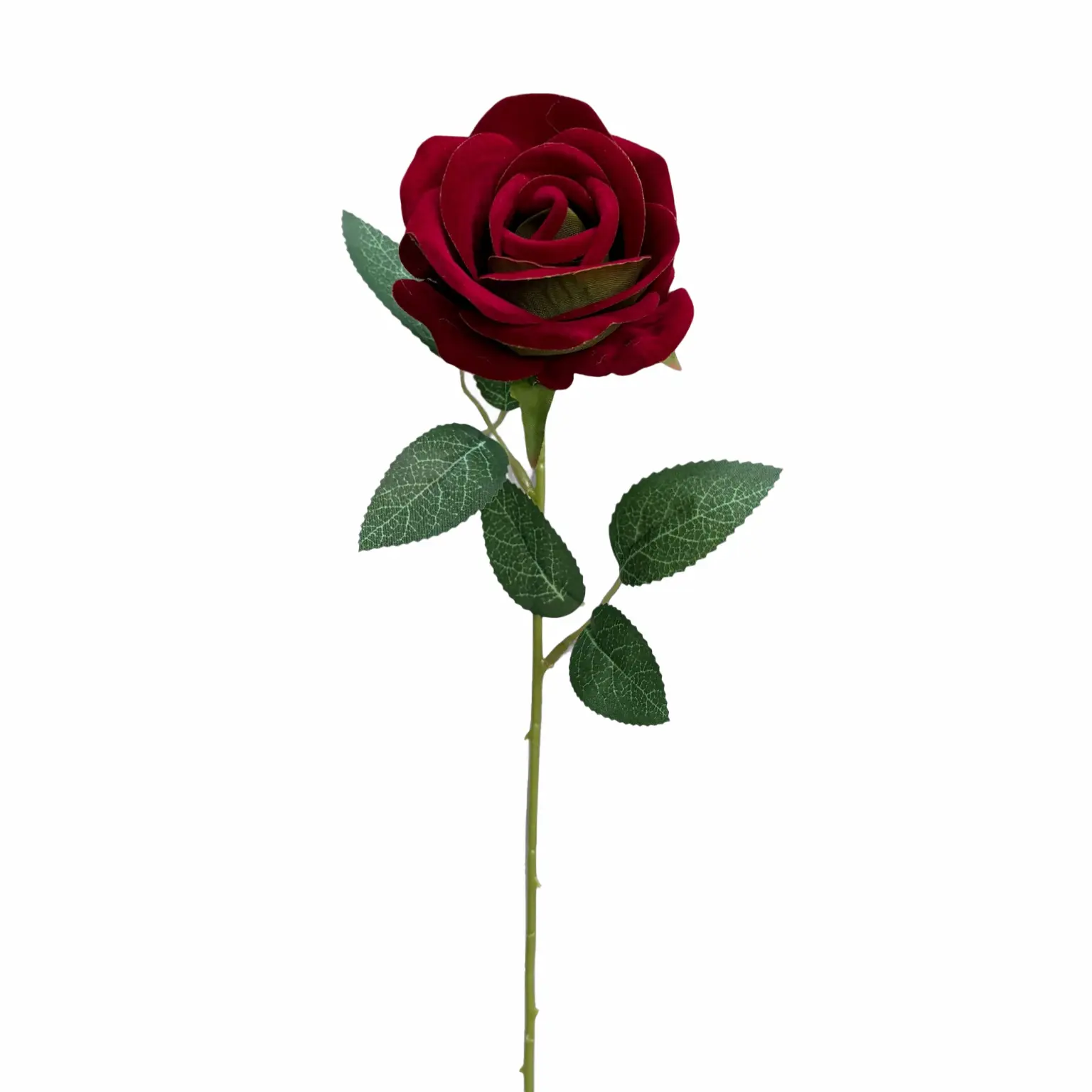 YBLIOUKE 12pcs Green-Red Artificial Silk Roses, 20in Lifelike Faux Flowers with Flexible Wired Stems, Decorative Fake Roses for Home Decor, Wedding Table Centerpiece, Window Display