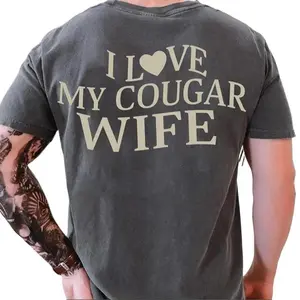 I Love My Cougar Wife Shirt, Gift for Husband, Cougar Girlfriend T-shirt