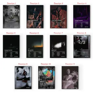 [Sale Up To 25%] Destroy Lonely Album Posters, Opium Underground Rap Wall Art, Dark Trap Aesthetic Decor, Modern Album Cover Artwork, Music Room Decor, Gift for Fans