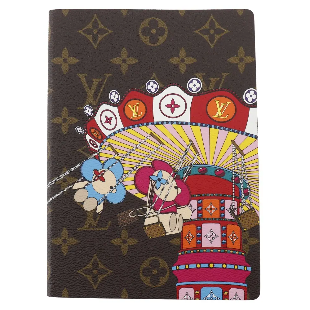 Pre-owned Louis Vuitton Canvas Small Leather Goods Cahier Clemence Monogram Notebook
