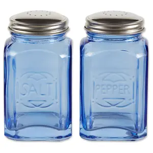 RSVP Retro Glass Salt & Pepper Shaker Set RSVP Retro Glass Salt & Pepper Shaker Set