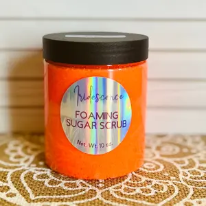 Foaming Sugar Scrub Body Care Silky Exfoliates Shaving Hydrating