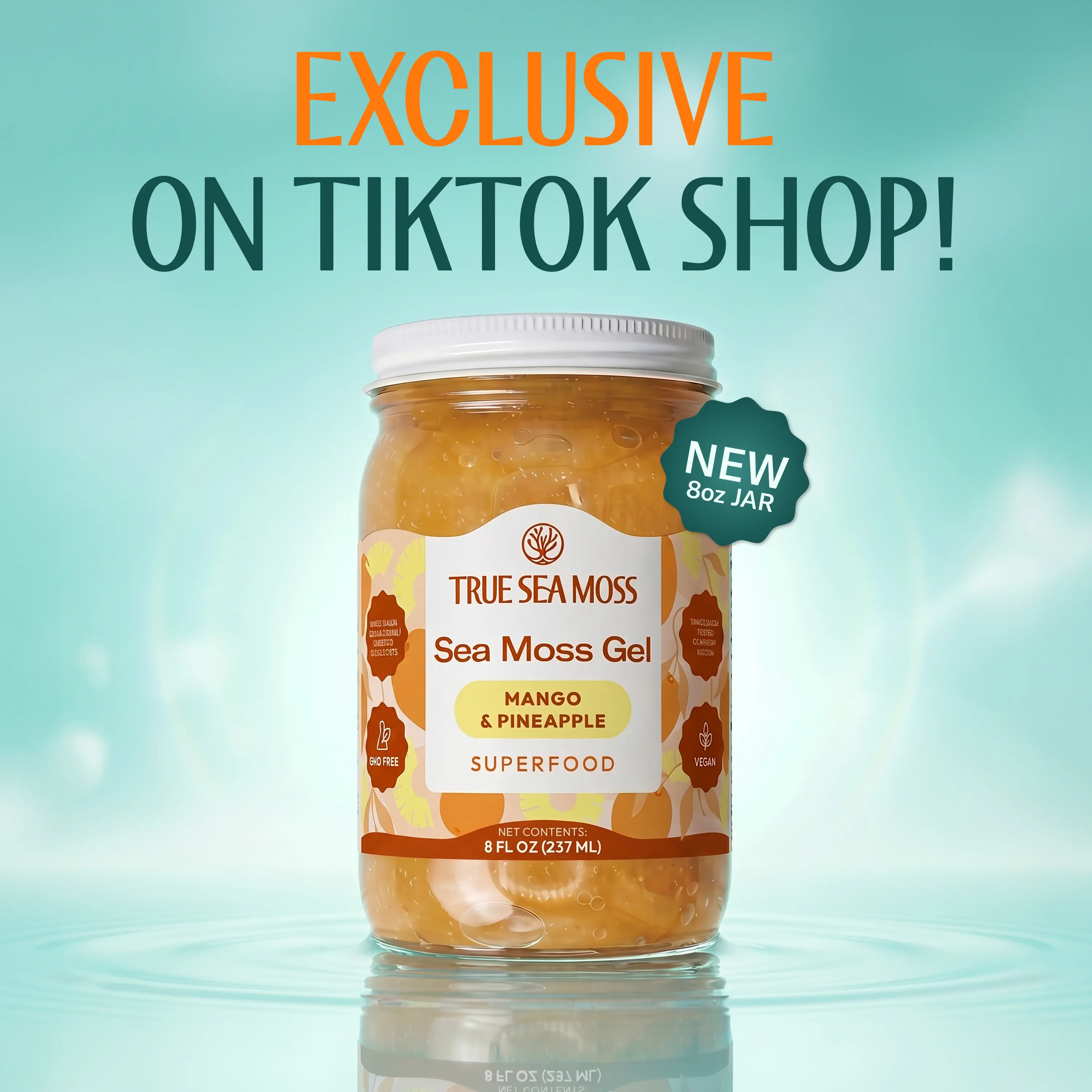NEW - True Sea Moss Gel SMALL JAR 8oz – Rich in Essential Minerals & Vitamins – Supports Daily Vitality NEW - True Sea Moss Gel SMALL JAR 8oz – Rich in Essential Minerals & Vitamins – Supports Daily Vitality