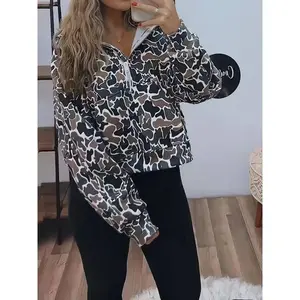 Duck Camo Half Zip Sweatshirt