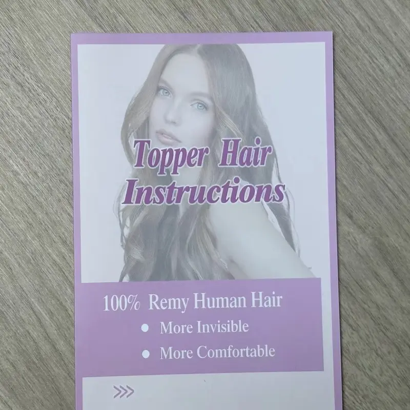 Hair Extension Accessory - FF Product Card with Topper (Automatically Included Post-Purchase, Do Not Order Separately)