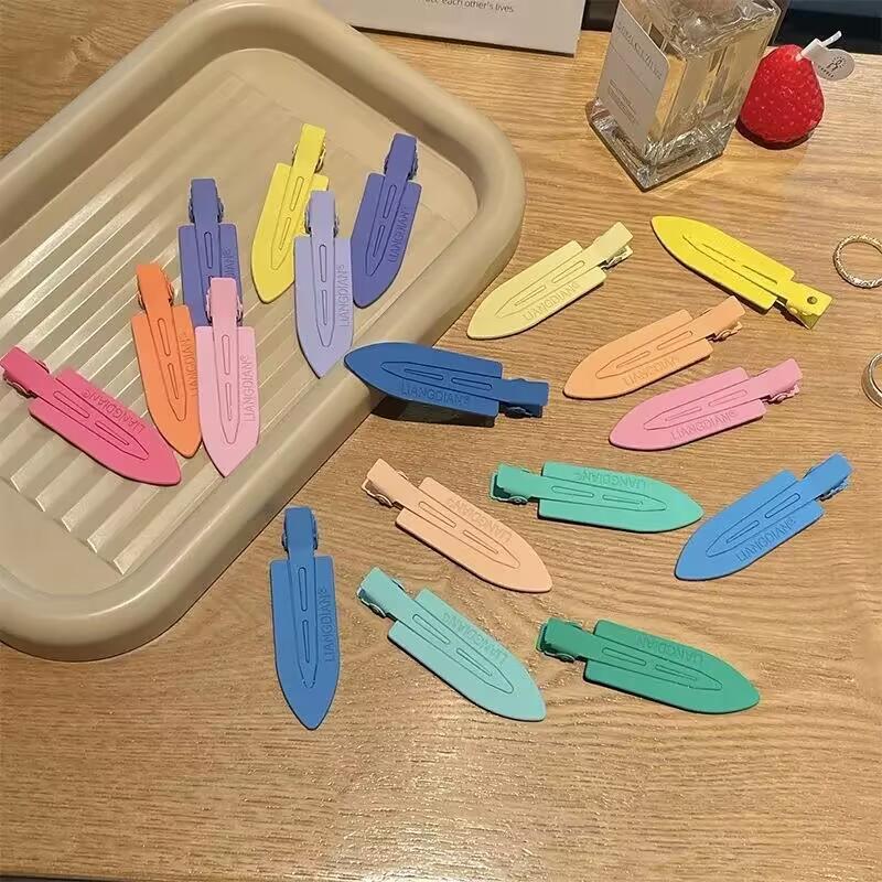 Candy Color Seamless Simple Hair Clips Hair Accessories for Women