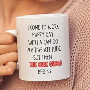 1pcs Shit Show Supervisor, Bosses Day, 11OZ Mugs For Boss, Office Humor Coworker Mug, Funny Sarcastic Mugs For Work, Coworker Gift Mug.Boss's Day Gift, Office Humor Mug, Coworker Sarcastic Present, Christmas Gift, Work Anniversary, White Elephant Surprise