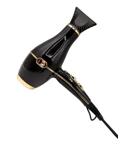 Professional Hair Dryer with 2 Nozzles - Open Air Diffuser, Concentrator Included
