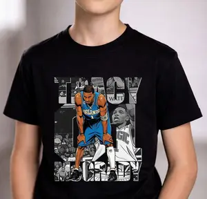 Basketball Player PNG Shirt Design, Comic Tracy McGrady T-shirt Sublimation, DTF Transfer (Instant Download) graphic tees crew neck