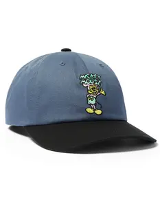 HUF x Disney Mickey Mouse Greetings Mens Snapback Hat, Gray Combo