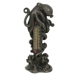 Perpetual Octopus Precision Mood Teller Tabletop Indoor Thermometer 7.25 Inches High
