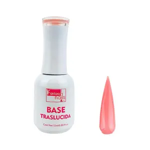 Fantasy Nails Peach #6 Traslúcida Gel - Long-lasting and Waterproof, 15ml