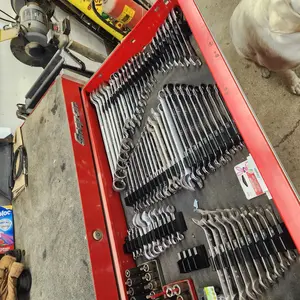 Magnetic Wrench Organizer, 10 Pieces Hexagonal Head Storage Holders, Durable Modular Toolbox Organizer for Garage, Modular Wrench Organizers, No Wrenches Included