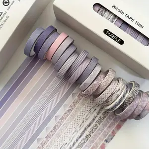 20 Rolls Combination Package Journal Thin Tape Retro Washi Tape Ancient Style Diary Tape Creative Decoration DIY Youngsters