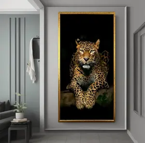 Leopard slat poster, wall art, room decoration