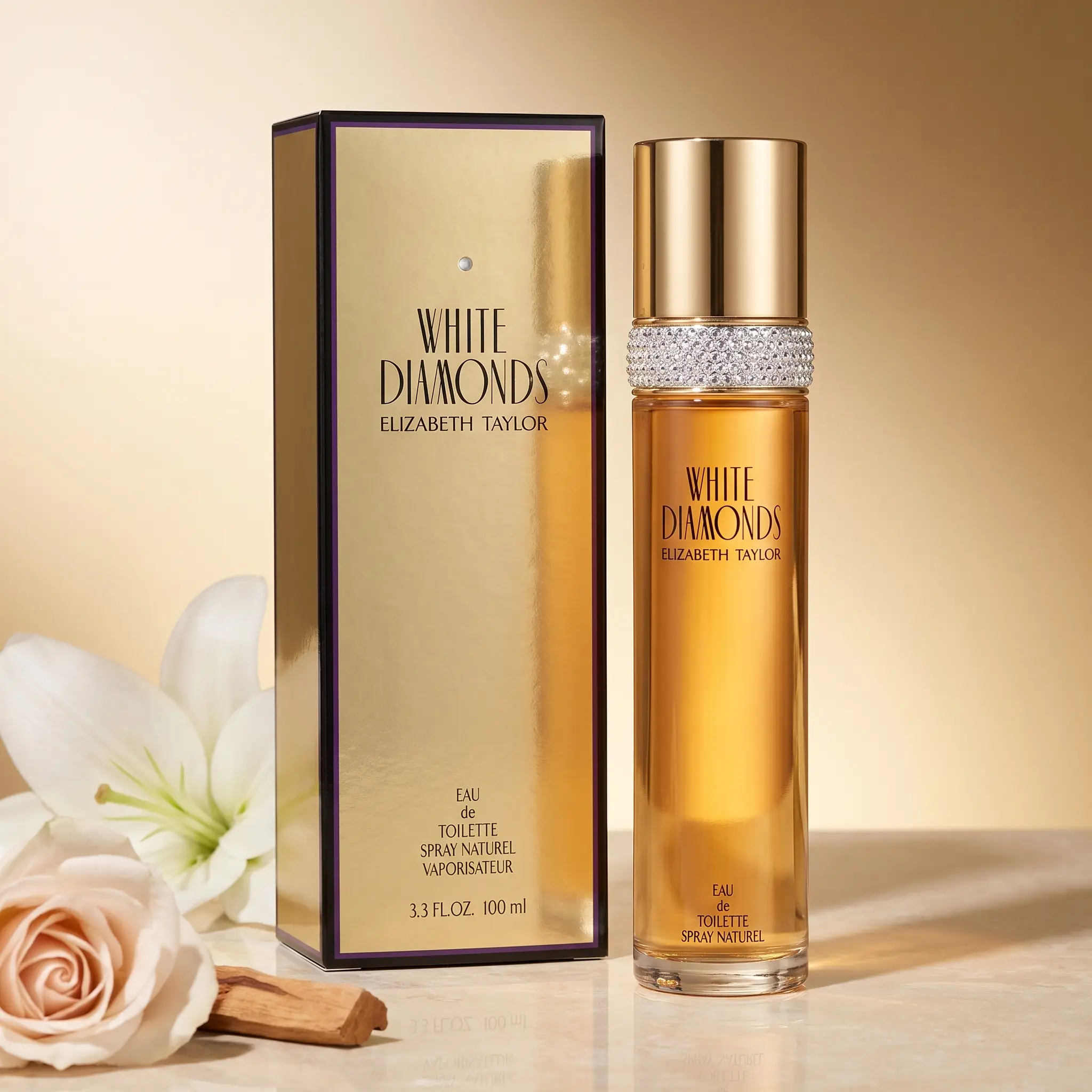 White Diamonds by Elizabeth Taylor for Women - 3.3 oz EDT Spray White Diamonds by Elizabeth Taylor for Women - 3.3 oz EDT Spray