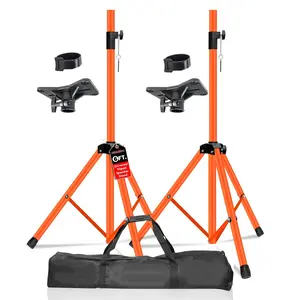 5 Core Speaker Stand Pair Adjustable Heavy Duty PA DJ Tripod Studio Monitor Stands w 35mm Insert