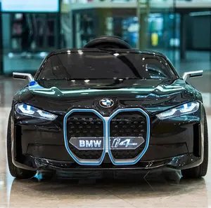 Electric Car for Kids, 12V Ride on Toys for Toddlers with Remote Control, Battery Powered Electric Car Ride On Car w/Bluetooth, Soft Start, LED Lights(Black)