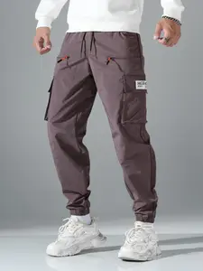 New American Style Workwear Jogger Pants, Multi-Pocket Design, Loose Fit, Comfortable and Versatile, Suitable for Sports and Daily Wear