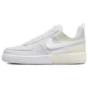 Nike Air Force 1 React Low Top Sneakers Unisex Off-White Verifiable, with credentials and supporting global authentication