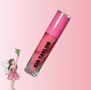 Rosetta Strawberry Cake Lipgloss/ Vegan Cruelty Free Hydrating Non-Sticky Moisturizing Pink Gloss