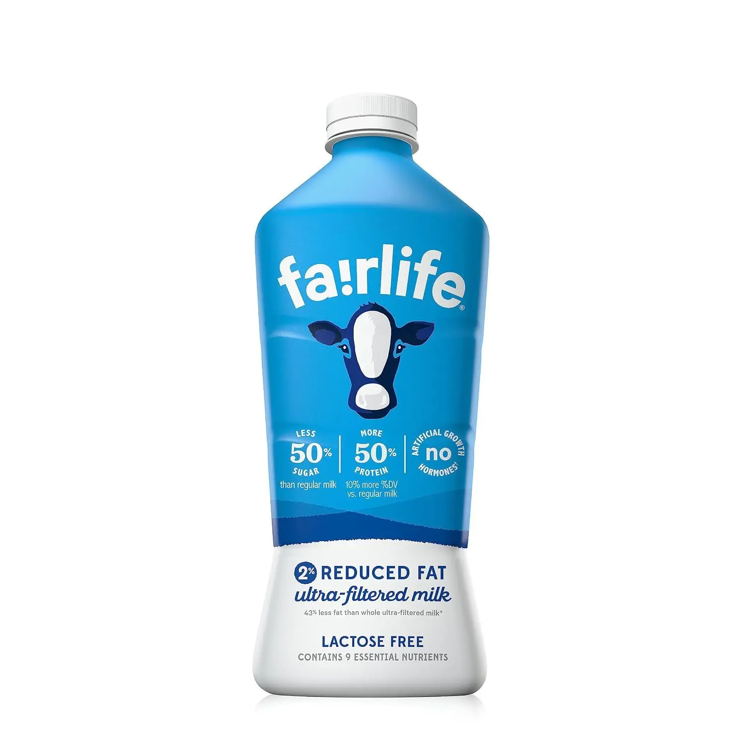 fairlife 2% Reduced Fat Ultra-Filtered Milk, Lactose Free, 52 fl oz