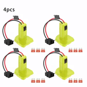 Battery Adapter Converter for Ryobi 18V ONE+ - Power Wheels Adapter Conversion Kit with On/Off Switch, Fuse Protection & Wire Connectors
