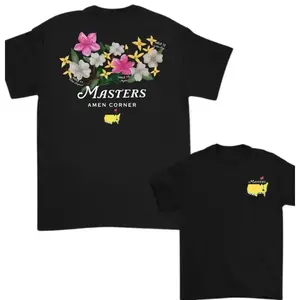 Masters Amen Corner Golf T Shirt | Iconic Amen Corner Layout With 2026 Tournament Inspired Augusta Style Course Graphic | Trendy Gift Ready Championship Weekend Golf Fan Aesthetic Style | Unisex Casual Graphic T Shirt, Unisex Casual Graphic T-Shirts