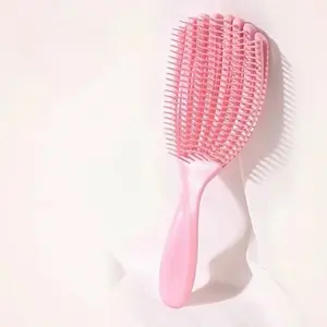 Detangling hair brush, wet and dry hair brush, suitable for curly, straight, thick and fine hair, portable anti-static plastic brush, eliminates tangles, reduces breakage, hair gift, Hair Styling Brush