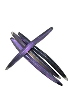 5" Domed Stick Worms in Anti-Matter Color (5 pack)