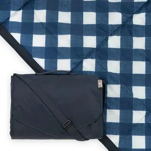 Outdoor Blanket - Navy Plaid