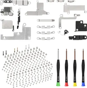 for  8 / SE 2nd Generation 2020 Inner Parts Complete Screws Set and Full Internal Metal Bracket Replacement Kit for  SE 3rd 2022 Metal Plate Cover Bottom Small Screw