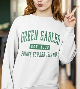 [Sale off up to 50%] Anne of Green Gables SWEATSHIRT, Anne of Green Gable Gifts Literary, Gift for Reader Gilbert Blythe Lit Fabric Long Sleeve Apparel, streetwear graphic tee