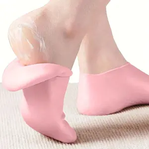 Silicone Moisturizing Socks, 1 Pair Soft Hydrating Anti-Cracking Foot Socks for Women & Men, Foot Care Product, Intensive Foot Care