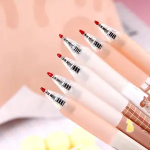 4 pcs/lot Coffee Bear Rabbit 3D Pattern Mechanical Gel Pens School Office Writing Supplies Gift Cute Stationery Pen