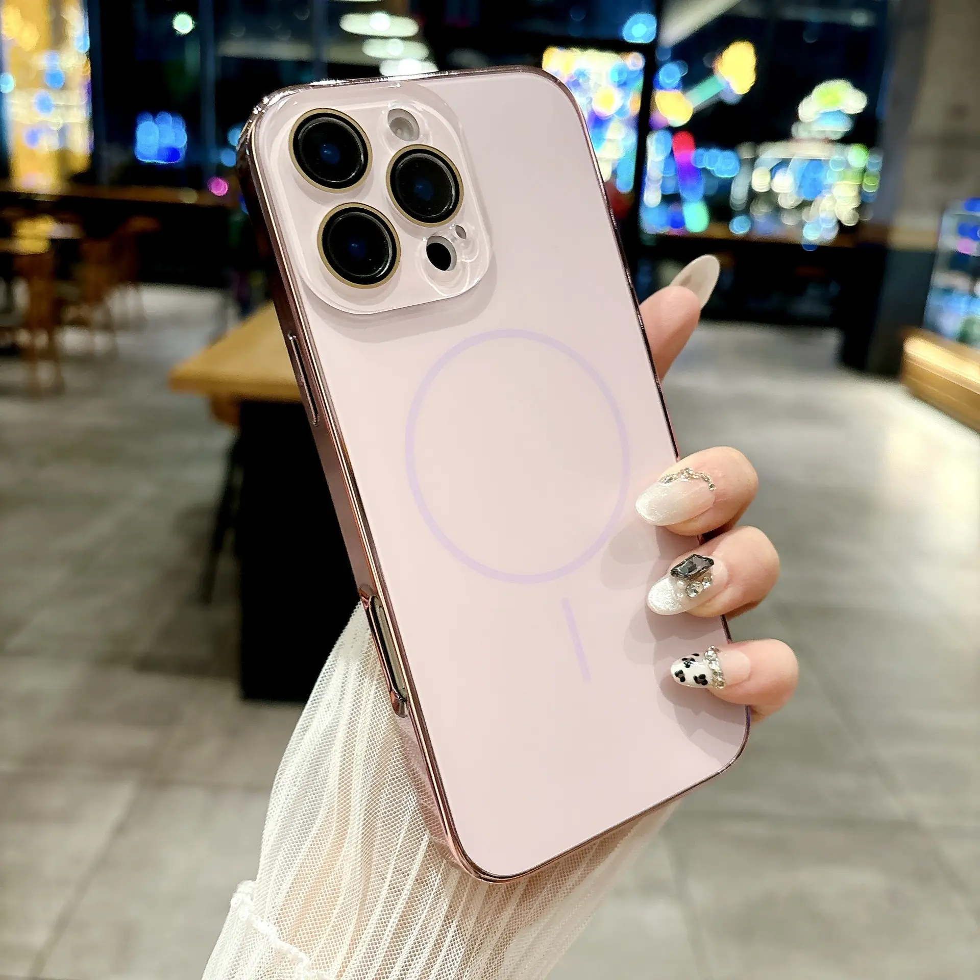 MagSafe iPhone Case For iPhone 17/16/15/14/13/12/11 Pro Max/Pro/Plus/Air, Full Coverage Camera Protection, Electroplated TPU+PC Shockproof Phone Cover