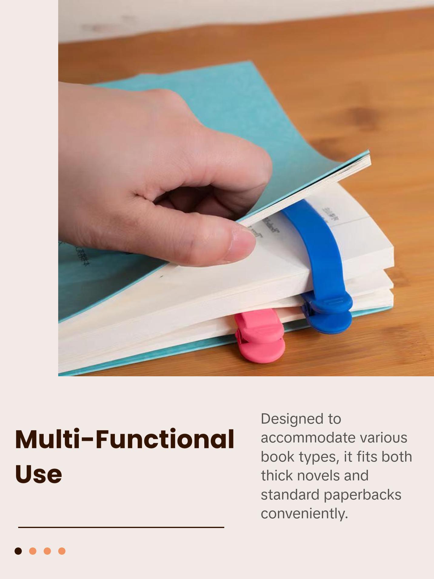 Automatic Page Tracking Bookmark Student Soft Silicone