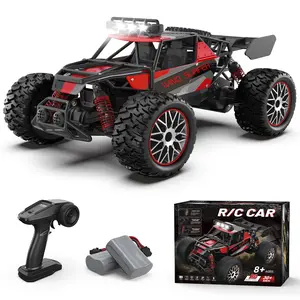 AsyPlaer High Speed 30+KM/H Remote Control Car, 1:14 RC Cars for Boys Age 8-12, 2.4 GHz All Terrain RC Truck, Ideal Gifts Off-Road RC Car for Adults Kids with 2 Rechargeable Batteries
