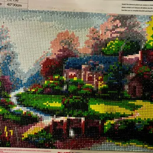 Completed diamond art paintings