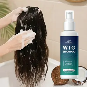 LuxKalla Wig Shampoo 100ml – Deep Clean for Lace Wigs & Extensions | Removes Glue Residue, Soft & Tangle-Free