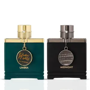 Dubai Nights Umbra & Dubai Night Midnight Eau de Parfum Sprays 100ml (3.4 oz) by Armaf (Bundle)