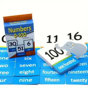 Easter 1-100 Number Flashcards, Early Education Tool for Kids, Promotes Learning & Development, Durable Design, Perfect Gift Box Included