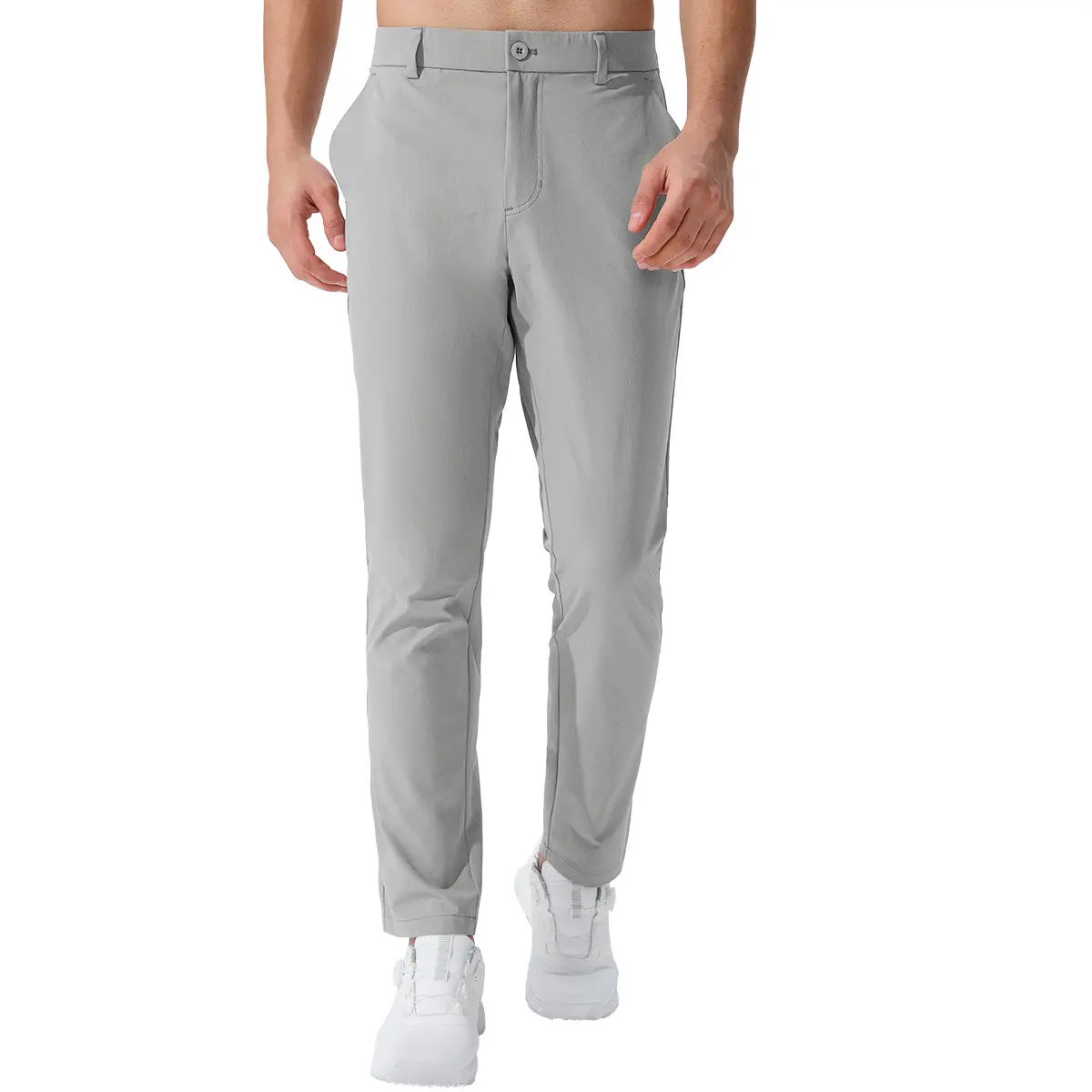 Men's Golf Pants Stretch Work Dress Pants 30"/32"/34" Quick Dry Lightweight Casual Comfy Trousers with Pockets