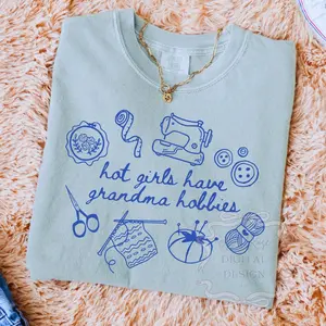 Comfort Colors Funny Granny Era T-Shirt, Vintage Style Grandma Core Graphic, Thrifting Trendy Shirt