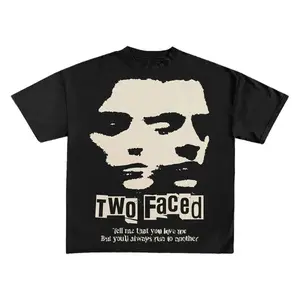 Unisex Two-Faced Graphic Tee, Short Sleeve Regular Fit, Trendy 90s Aesthetic Casual T-Shirt, Women's Letter Print, pretty girls love jesus, jesus shirt, christian t shirt, vintage graphic tees, i love jesus shirt, cotton polyester shirt, shirts women